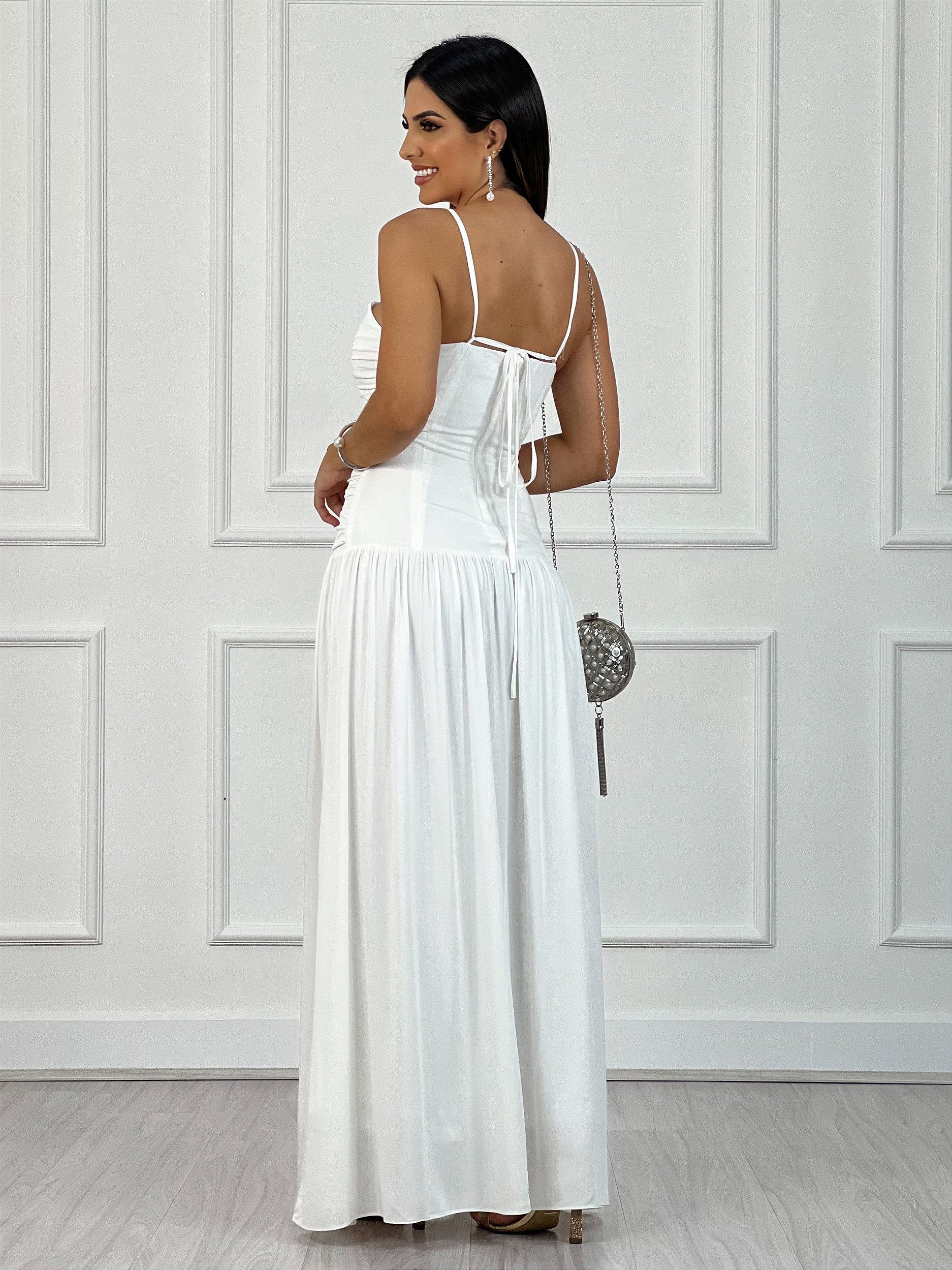 VESTIDO DRAPEADO