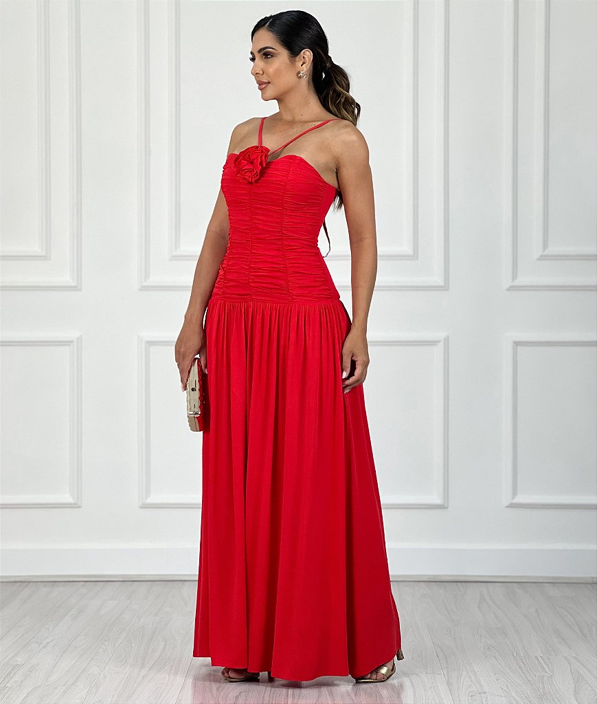 VESTIDO DRAPEADO