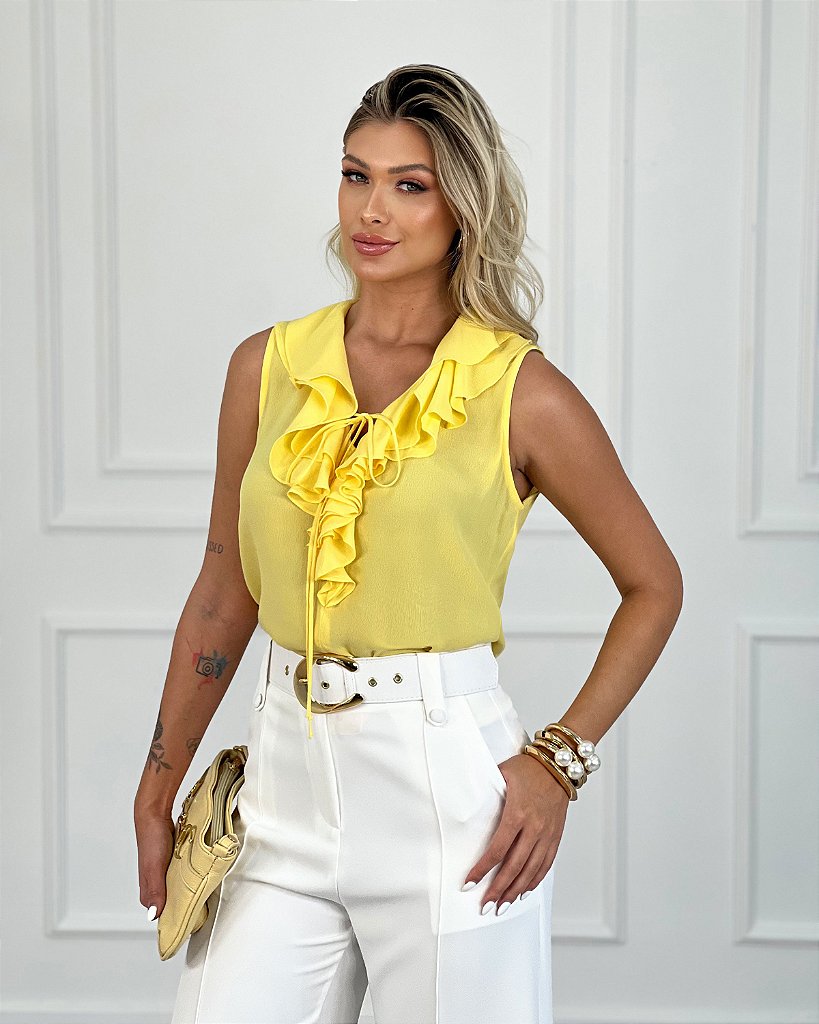 BLUSA REGATA BABADO