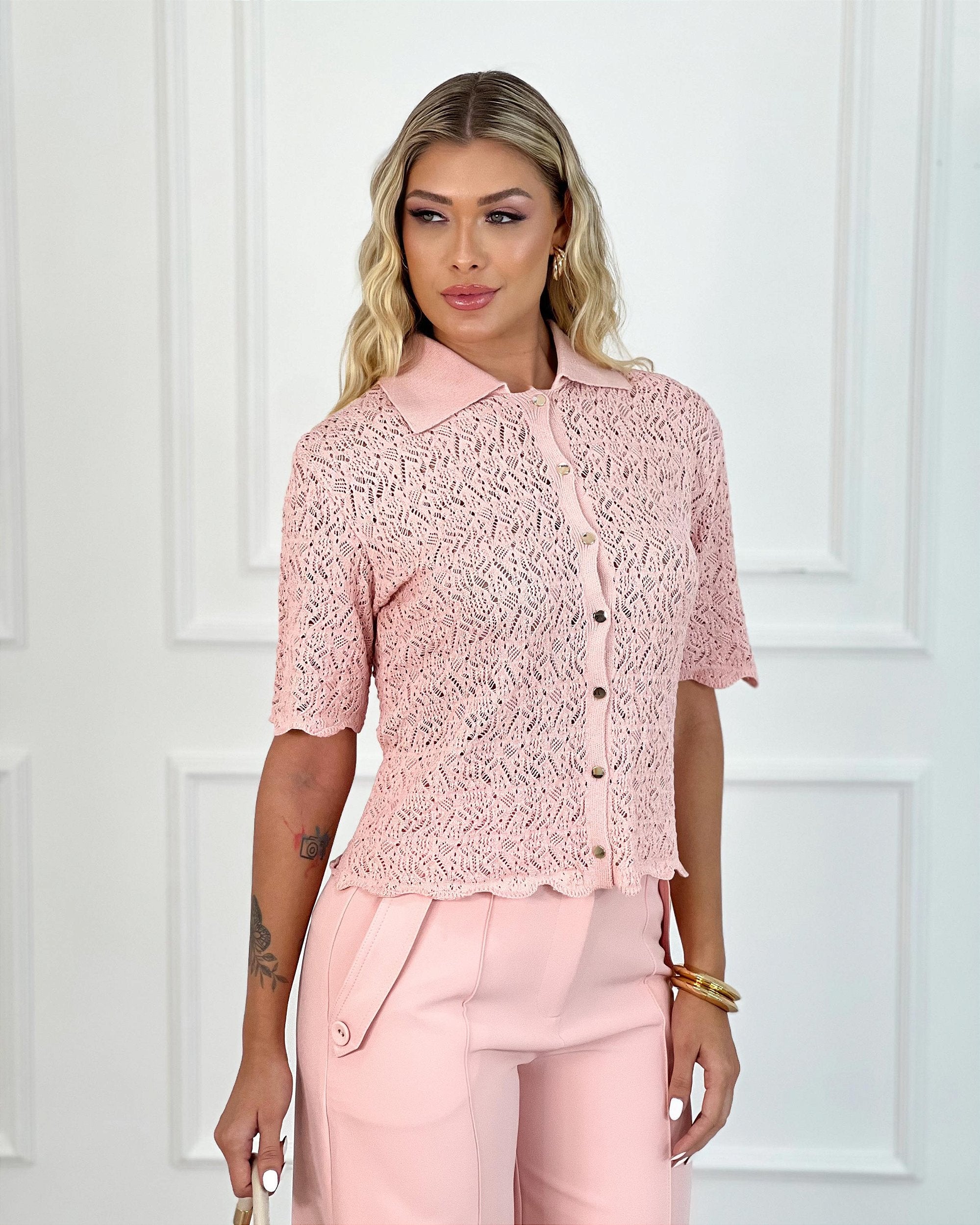 BLUSA TRICOT POLO